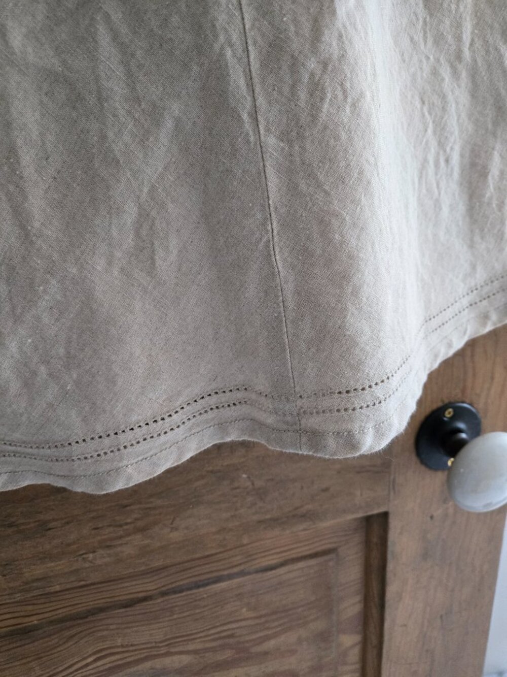 LL Bean Linen Skirt - Picture 2 of 4